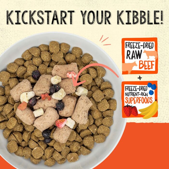 Stella & Chewys Dog Food - SuperBlends Meal Mixer - Freeze Dried Beef Recipe