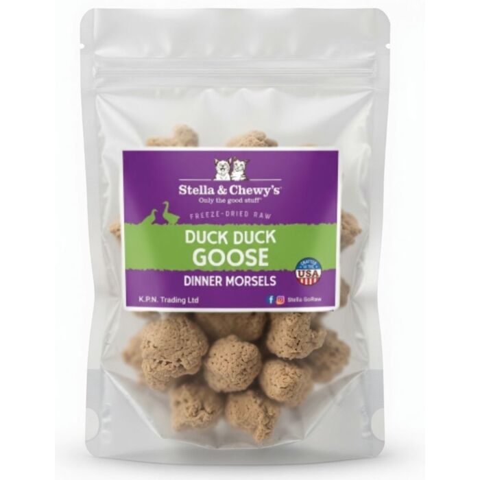 Trial Pack Stella & Chewys Cat Food - Freeze Dried Dinner Morsels - Duck Duck Goose