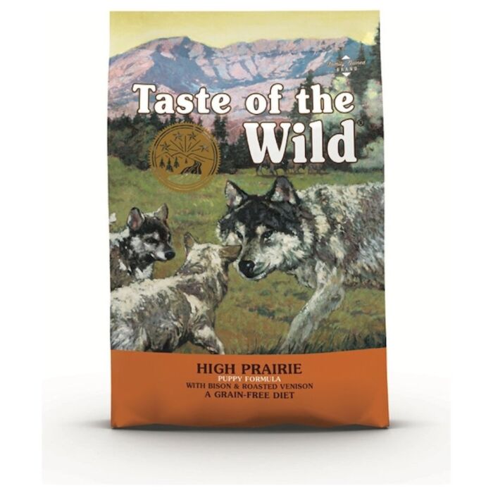 Taste Of The Wild Puppy Food - Grain Free High Prairie - Bison & Roasted Venison