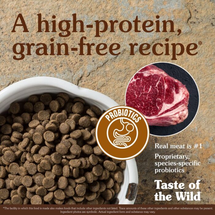 試食裝 Taste Of The Wild 無穀物全犬乾糧 - 烤野牛, 烤鹿肉配方