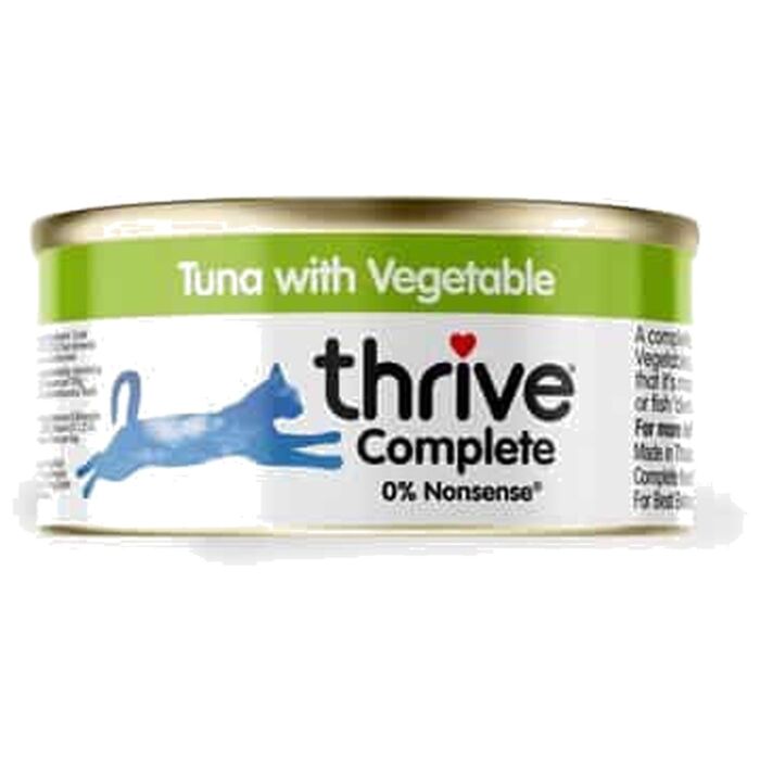 Thrive 脆樂芙貓主食罐頭 - 吞拿魚 + 蔬菜 75g