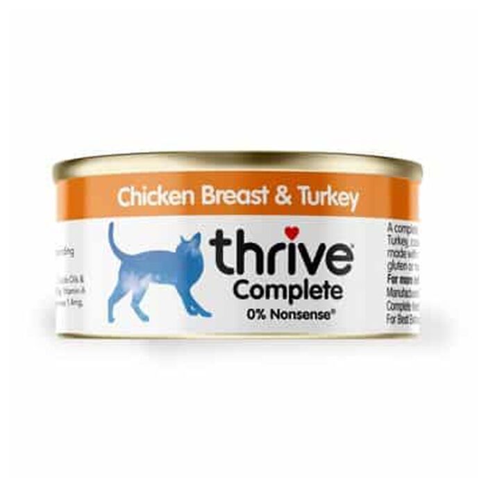 Thrive Complete Cat Canned Food - Chicken Breast & Turkey 75g