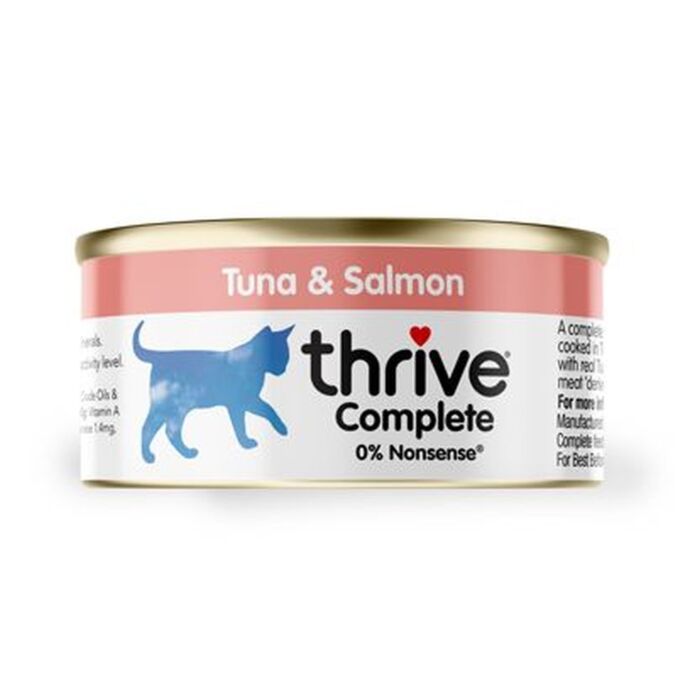 Thrive 脆樂芙貓主食罐頭 - 吞拿魚 + 三文魚 75g