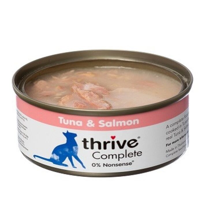 Thrive 脆樂芙貓主食罐頭 - 吞拿魚 + 三文魚 75g