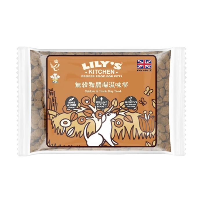 試食裝 Lilys Kitchen 狗糧 - 無穀物農場滋味餐 - 雞肉鴨肉甜薯