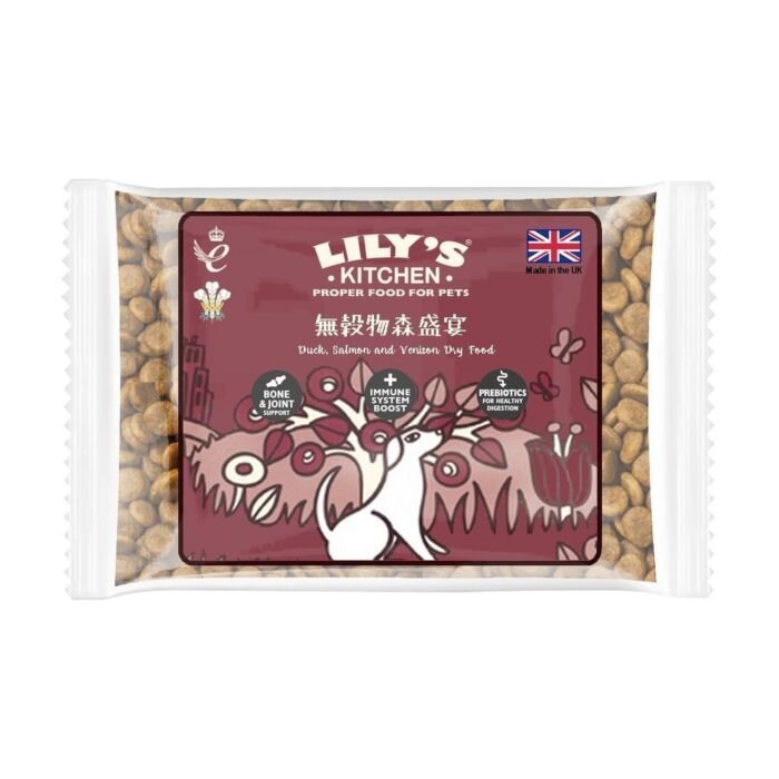 試食裝 Lilys Kitchen 狗糧 - 無穀物森林盛宴 - 鴨肉三文魚鹿肉