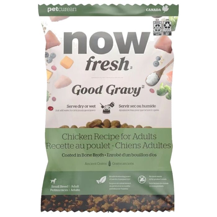 Trial Pack Now Fresh Dog Food - Small Breed Adult - Good Gravy - Chicken Coated in Bone Broth