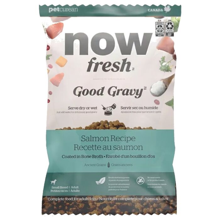 Trial Pack Now Fresh Dog Food - Small Breed Adult - Good Gravy - Salmon Coated in Bone Broth