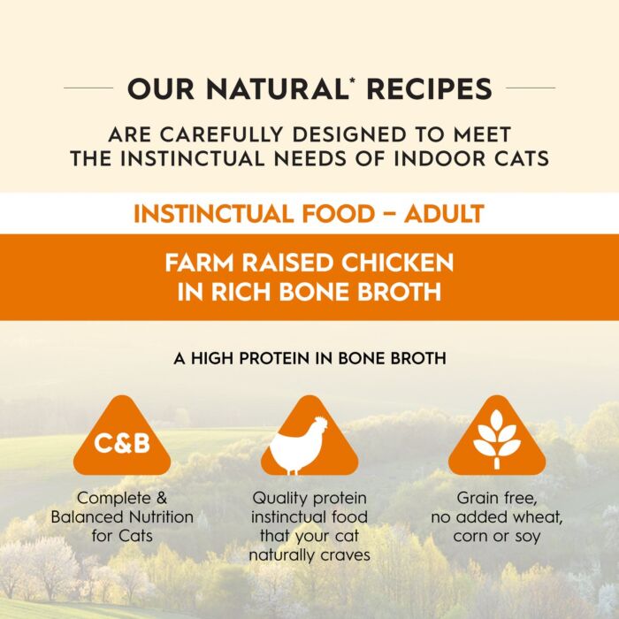TRILOGY Cat Can - Grain Free Farm Raised Chicken In Bone Broth 85g
