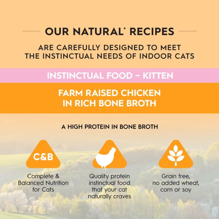 TRILOGY Kitten Can - Grain Free Farm Raised Chicken In Bone Broth 85g