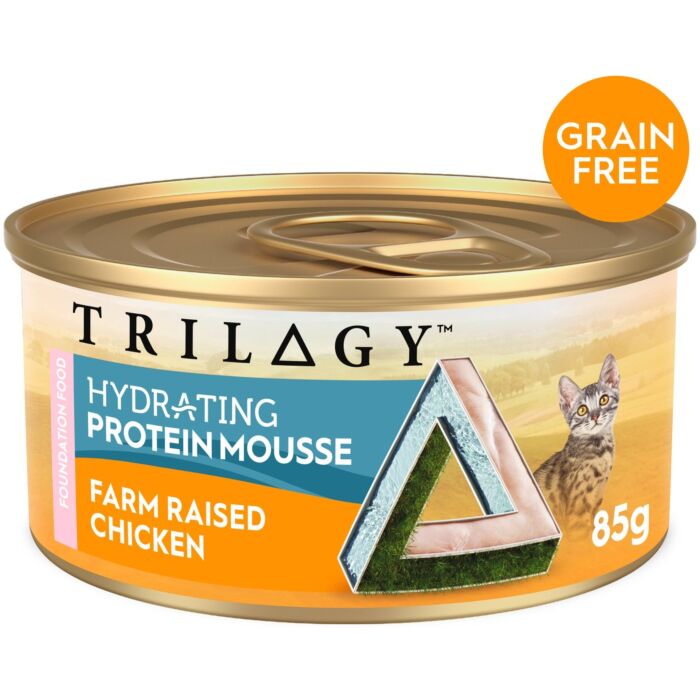 TRILOGY 幼貓主食罐頭 - 無穀物農場雞肉 補水配方慕斯 85g