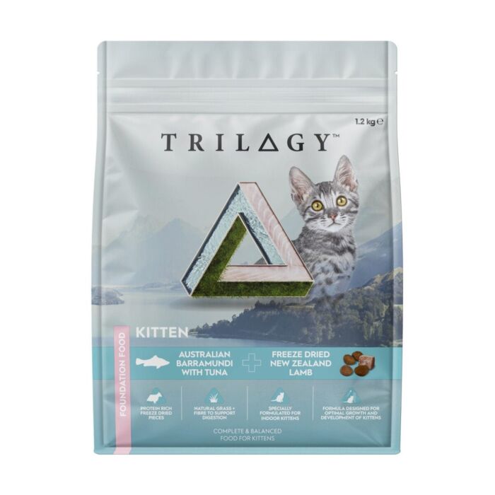 TRILOGY 無穀幼貓糧 - 澳洲尖吻鱸魚及吞拿魚 + 紐西蘭羊肺凍乾 1.2kg