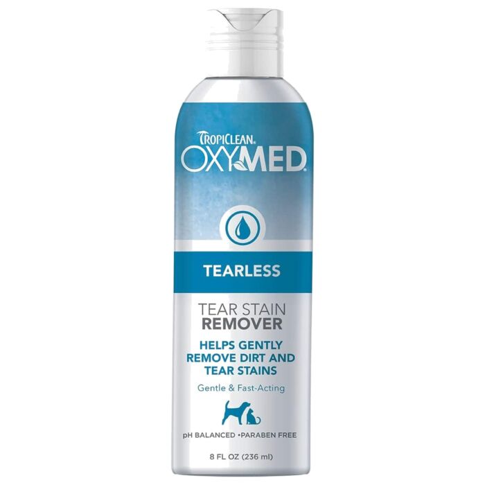 Tropiclean Oxymed Tear Stain Remover for Dogs and Cats 8oz