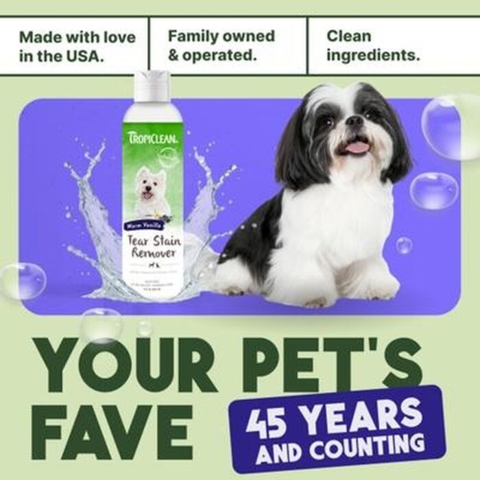 Tropiclean Oxymed Tear Stain Remover for Dogs and Cats 8oz