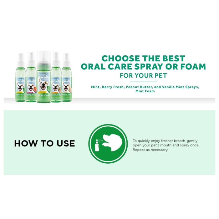 Tropiclean Oral Care - Instant Fresh Foam (4.5 fl.oz)