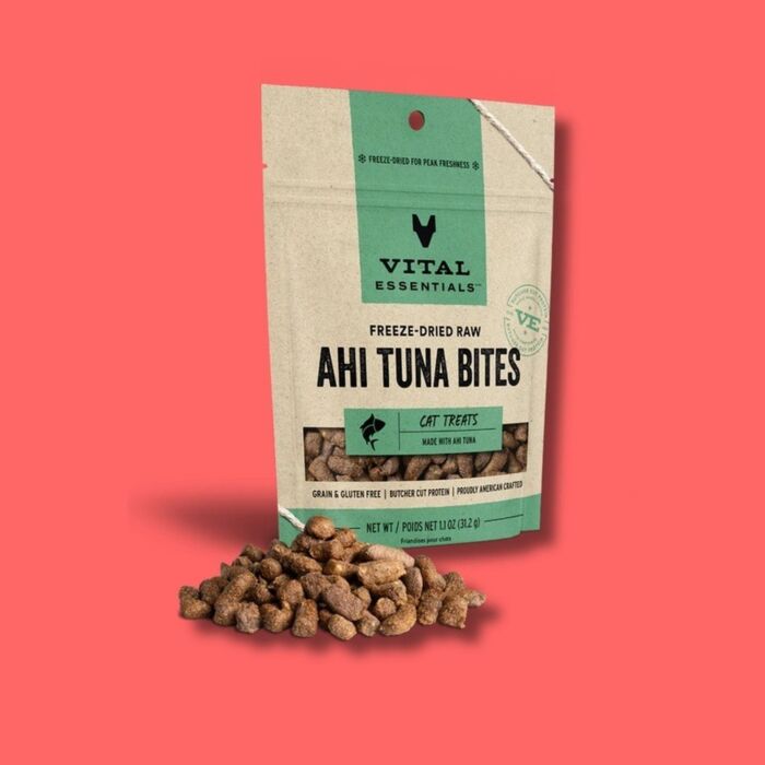 Vital Essentials 美國貓小食 - 凍乾脫水 - 吞拿魚粒 1.1oz