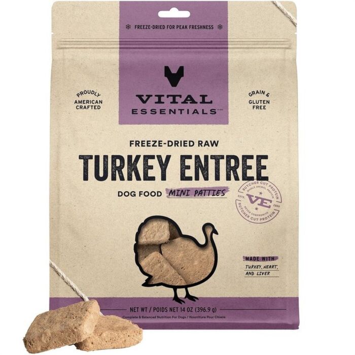 Vital Essentials 美國狗糧 - 凍乾脫水(軟肉粒) - 豬肉 14oz