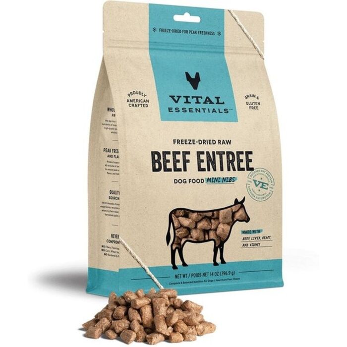 Vital Essentials 美國狗糧 - 凍乾脫水(軟肉粒) - 豬肉 14oz