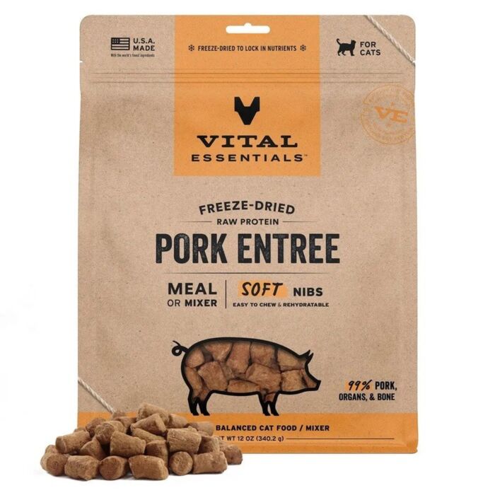 Vital Essentials 美國貓糧 - 凍乾脫水(軟肉粒) - 火雞肉 12oz