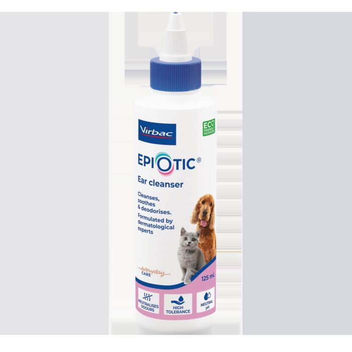 Virbac Epi-Otic Ear Cleanser SIS for Cats & Dogs 125ml