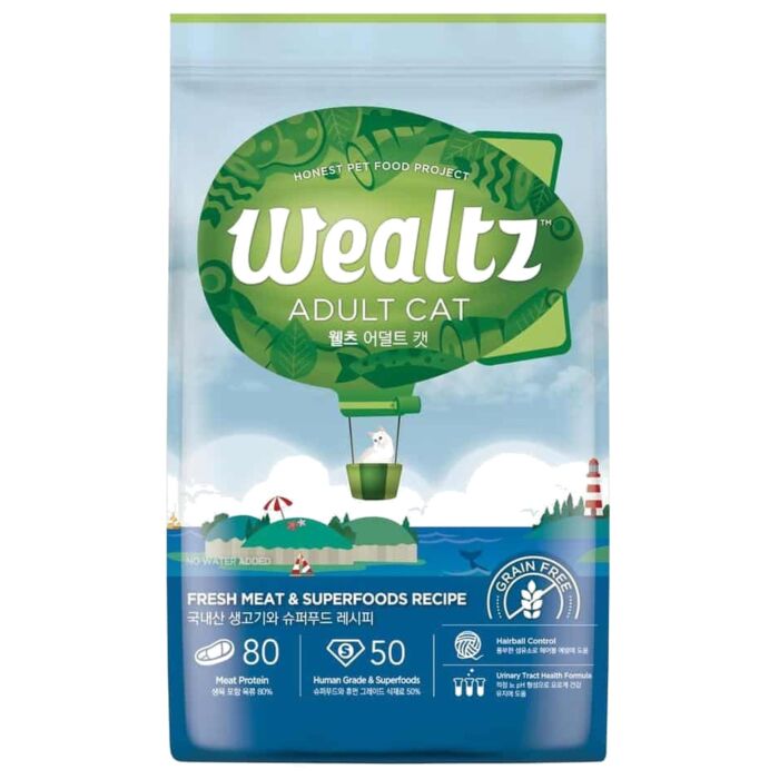 Wealtz 貓乾糧 - 成貓配方 - 無穀物鮮雞肉 & 超級食譜