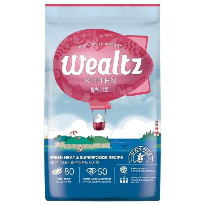Wealtz 幼貓乾糧 - 無穀物鮮雞肉 & 超級食譜