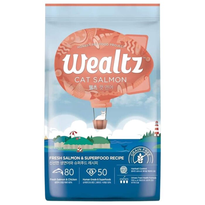 Wealtz Cat Dry Food - Fresh Salmon & Chicken & Superfood