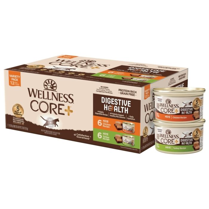 Wellness Cat Can - CORE+ Digestive Health - Chicken Pate 3oz