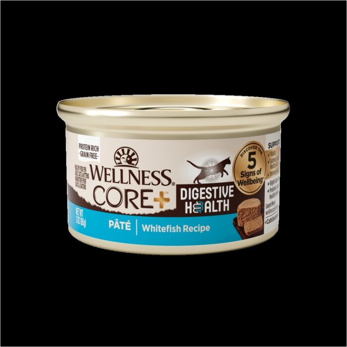Wellness Cat Can - CORE+ Digestive Health - Whitefish Pate 3oz