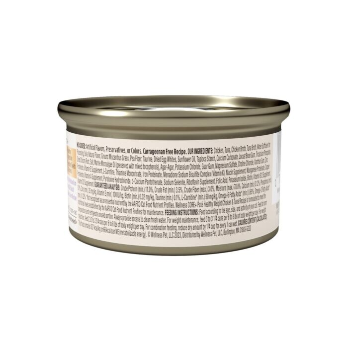 Wellness Cat Can - CORE+ Healthy Weight - Chicken & Tuna Pate 2.8oz