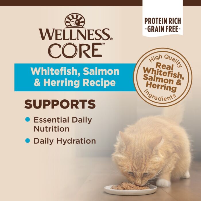 Wellness Cat Can - CORE Pâté - Salmon Whitefish & Herring 5.5oz