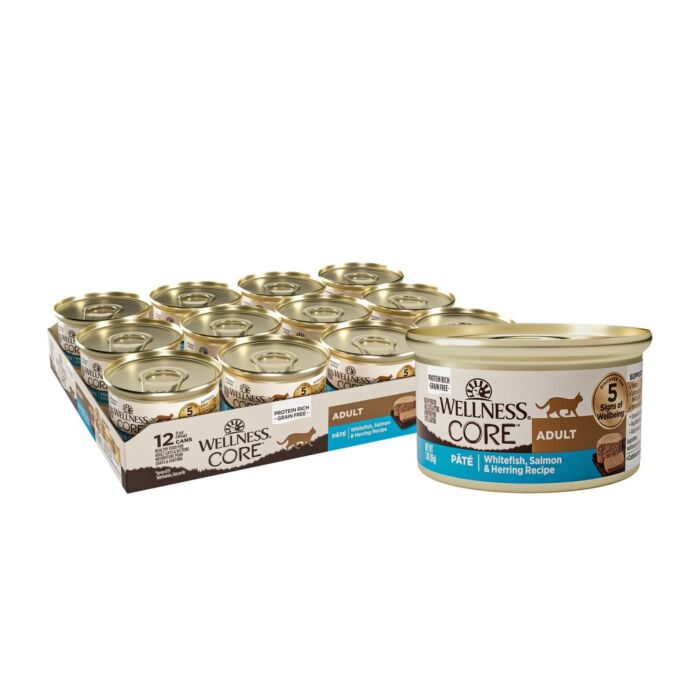 Wellness Cat Can - CORE Pâté - Salmon Whitefish & Herring 5.5oz