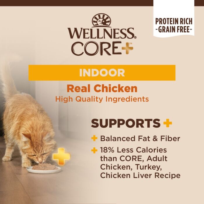 Wellness Cat Can - CORE Pate - Indoor Chicken & Chicken Liver 5.5oz