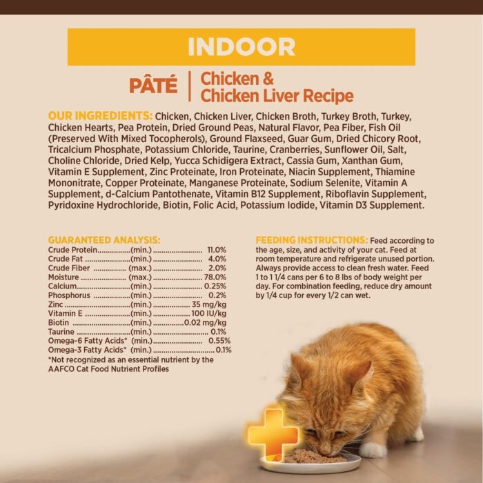 Wellness Cat Can - CORE Pate - Indoor Chicken & Chicken Liver 5.5oz
