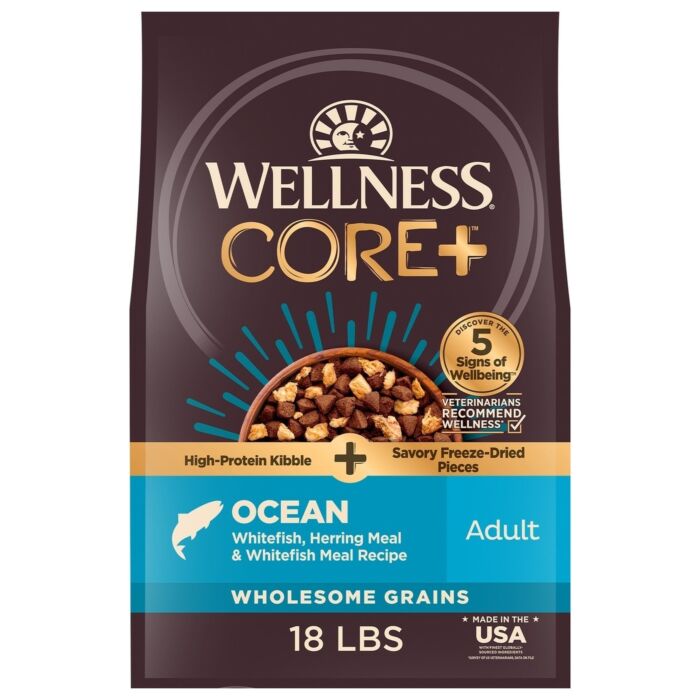 Wellness 美國貓濕糧 - CORE Hearty Cuts 無穀物 - 厚切白魚三文魚配方 5.5oz