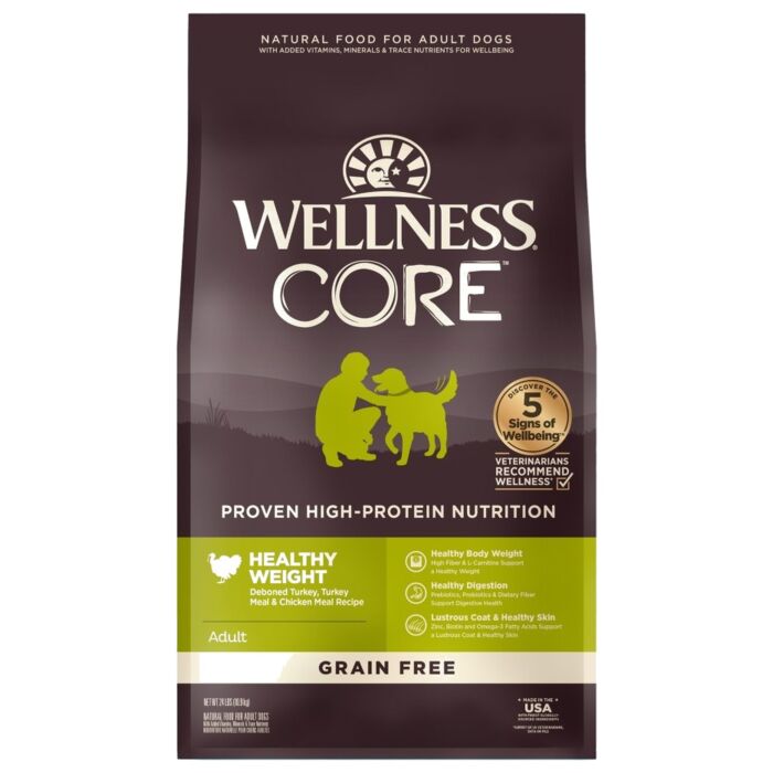 Wellness CORE Grain Free Dog Food - Healthy Weight