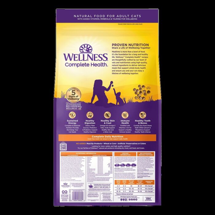 Wellness Cat Food - Complete Health Grain Free - Deboned Chicken