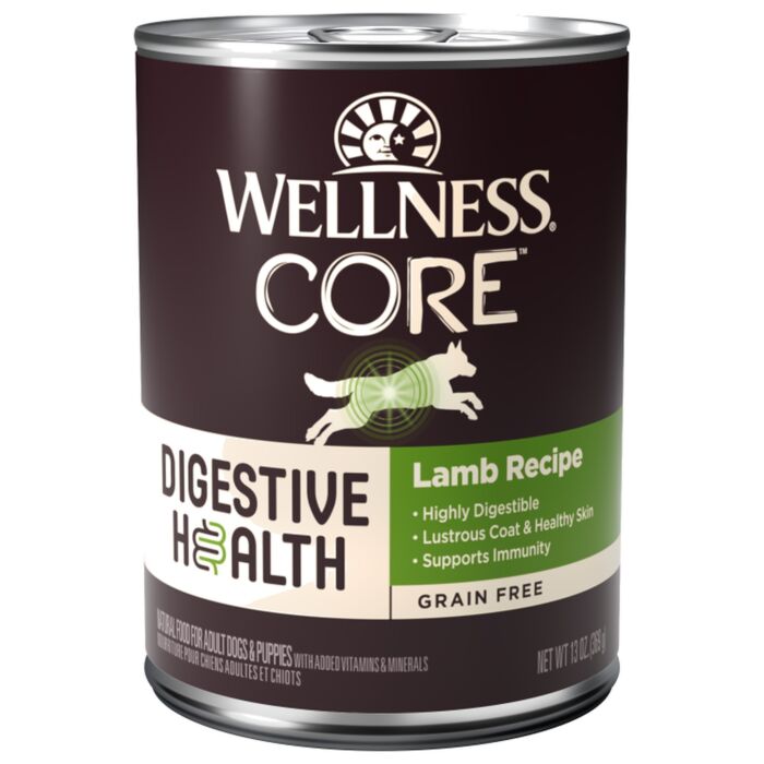 Wellness Dog Can - CORE+ Digestive Health - Lamb Pate 13oz