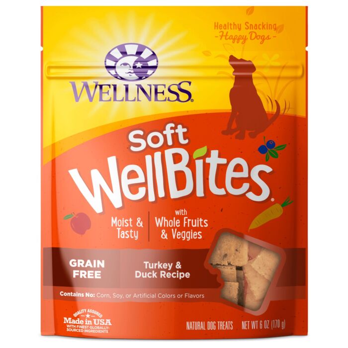Wellness WellBites 天然狗小食 - 火雞拼鴨肉配方 6oz