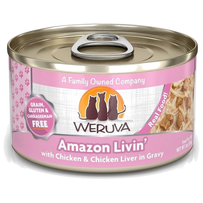 Weruva Cat Can - Amazon Livin - Chicken & Liver in Gravy