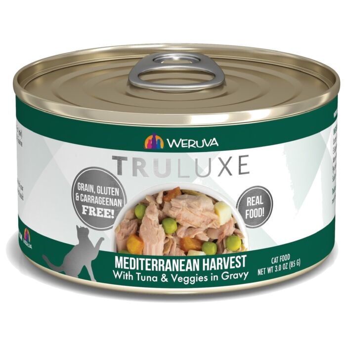 WERUVA TRULUXE Cat Can - Mediterranean Harvest - Tuna & Veggies in Gravy