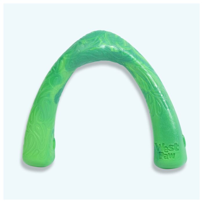 West Paw 狗玩具 - Snorkl 拋接玩具 - 綠色