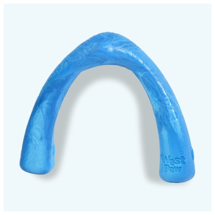 West Paw 狗玩具 - Snorkl 拋接玩具 - 藍色