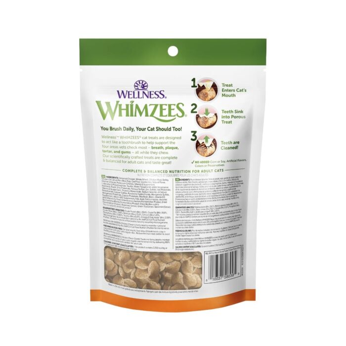 Whimzees Cat Dental Treat - Chicken 2oz - EXP 07-10-2026
