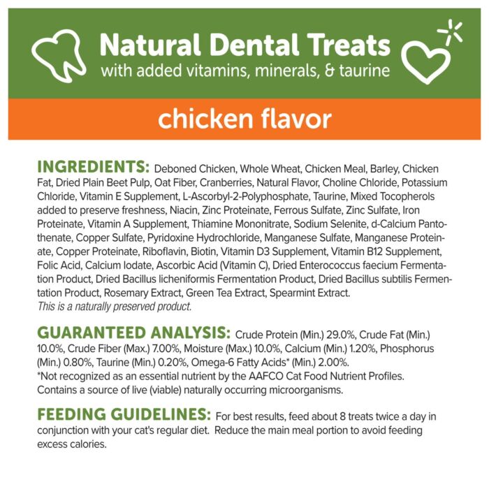 Whimzees Cat Dental Treat - Chicken 2oz - EXP 07-10-2026