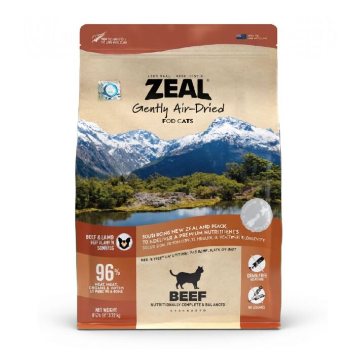 Zeal Cat Food - Air Dried - Grain Free Beef 320g