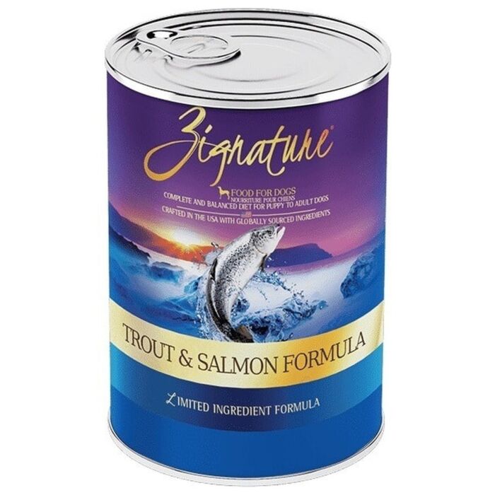 Zignature 美國超越狗濕糧 - 鱒魚及三文魚配方 13oz