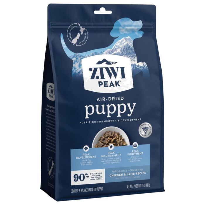 Ziwipeak新西蘭巔峰狗糧 - 風乾脫水 - 無穀物雞肉及羊肉幼犬配方 400g