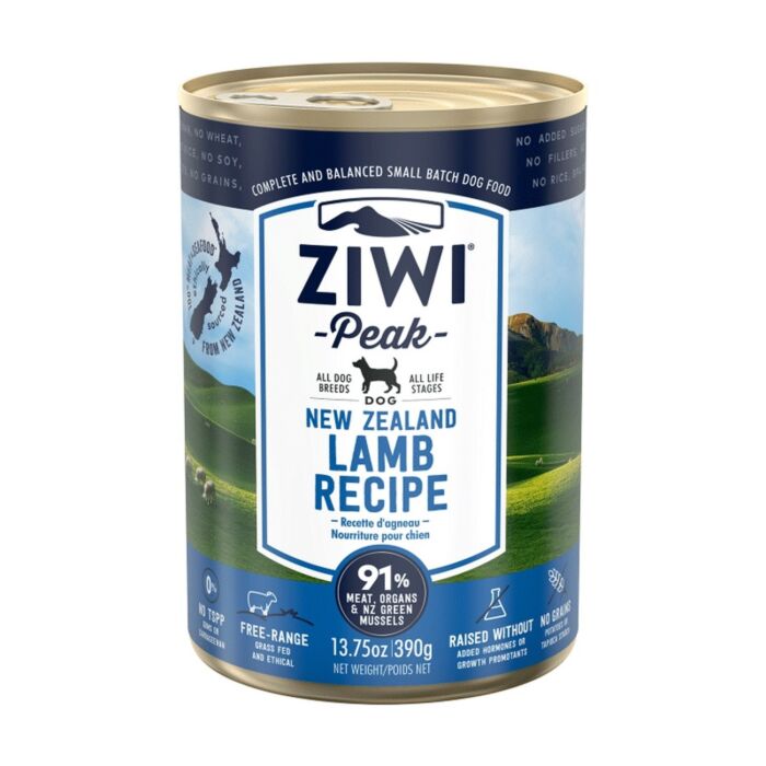 Ziwipeak新西蘭巔峰狗罐頭 - 無穀物羊肉配方 170g
