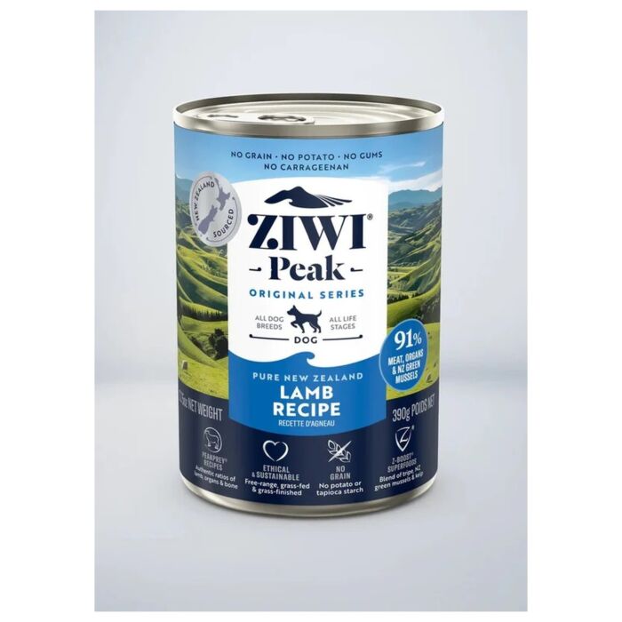 Ziwipeak新西蘭巔峰狗罐頭 - 無穀物羊肉配方 170g